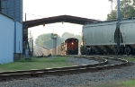 Pushers of a BNSF coal train going through Pilgrim